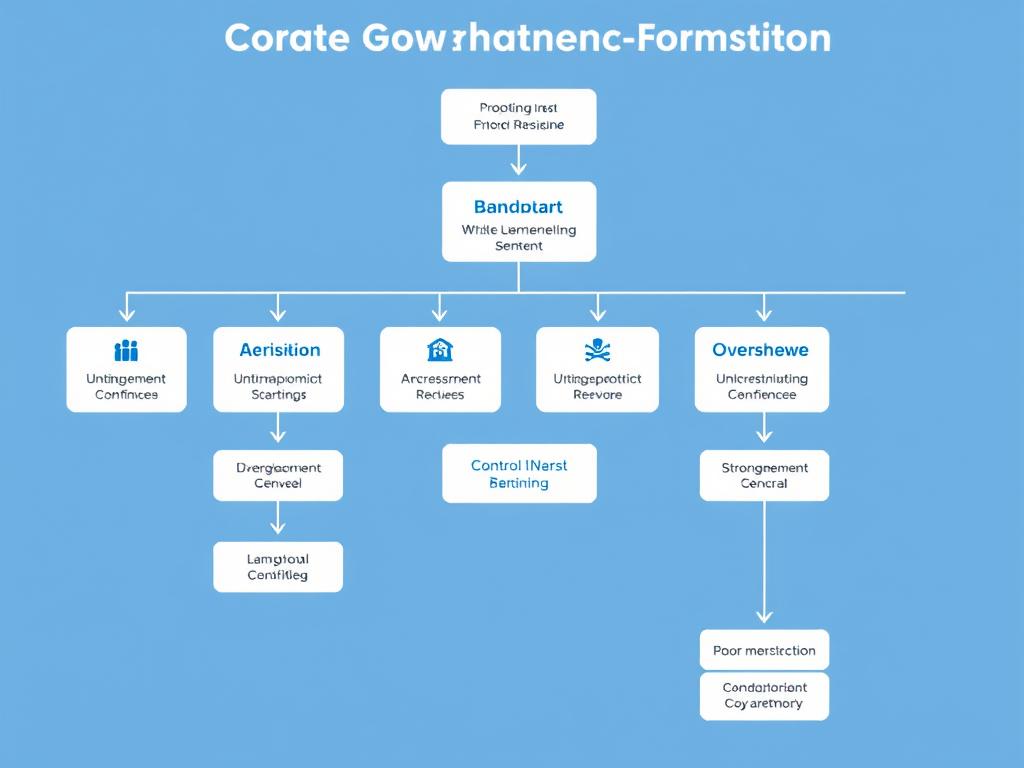 Corporate governance framework diagram for Cyprus businesses