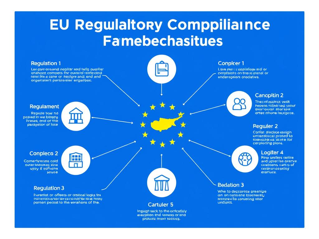 EU regulatory compliance framework diagram for Cyprus businesses