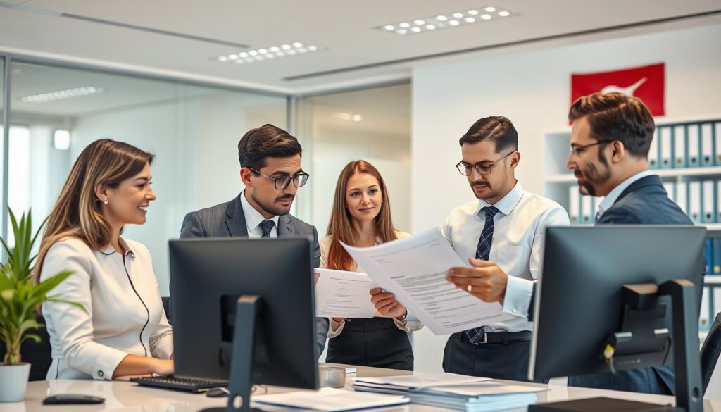 Risk Management & Compliance Services Cyprus office with professionals reviewing regulatory documents